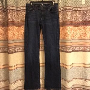 7 for all mankind indigo bootcut jeans Sz 31